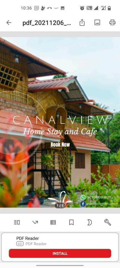Canalview Private Cottage Azhikkal Ayiram Thengu Panmana Exterior photo